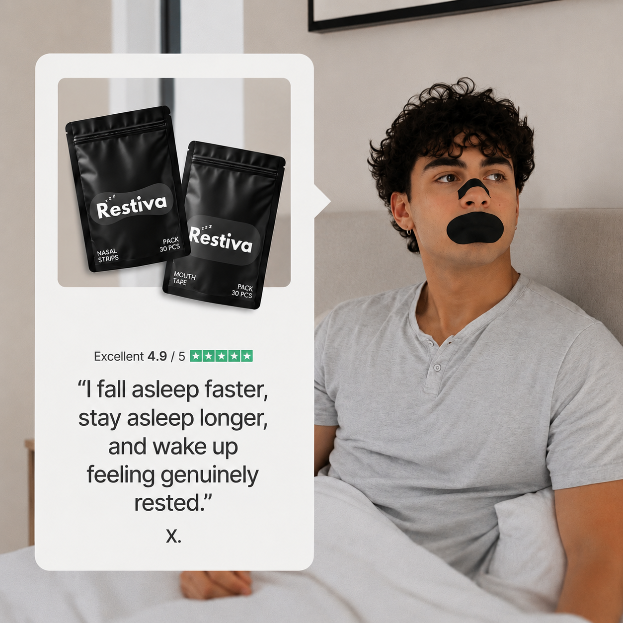 Mouth Tape - Daily | Black
